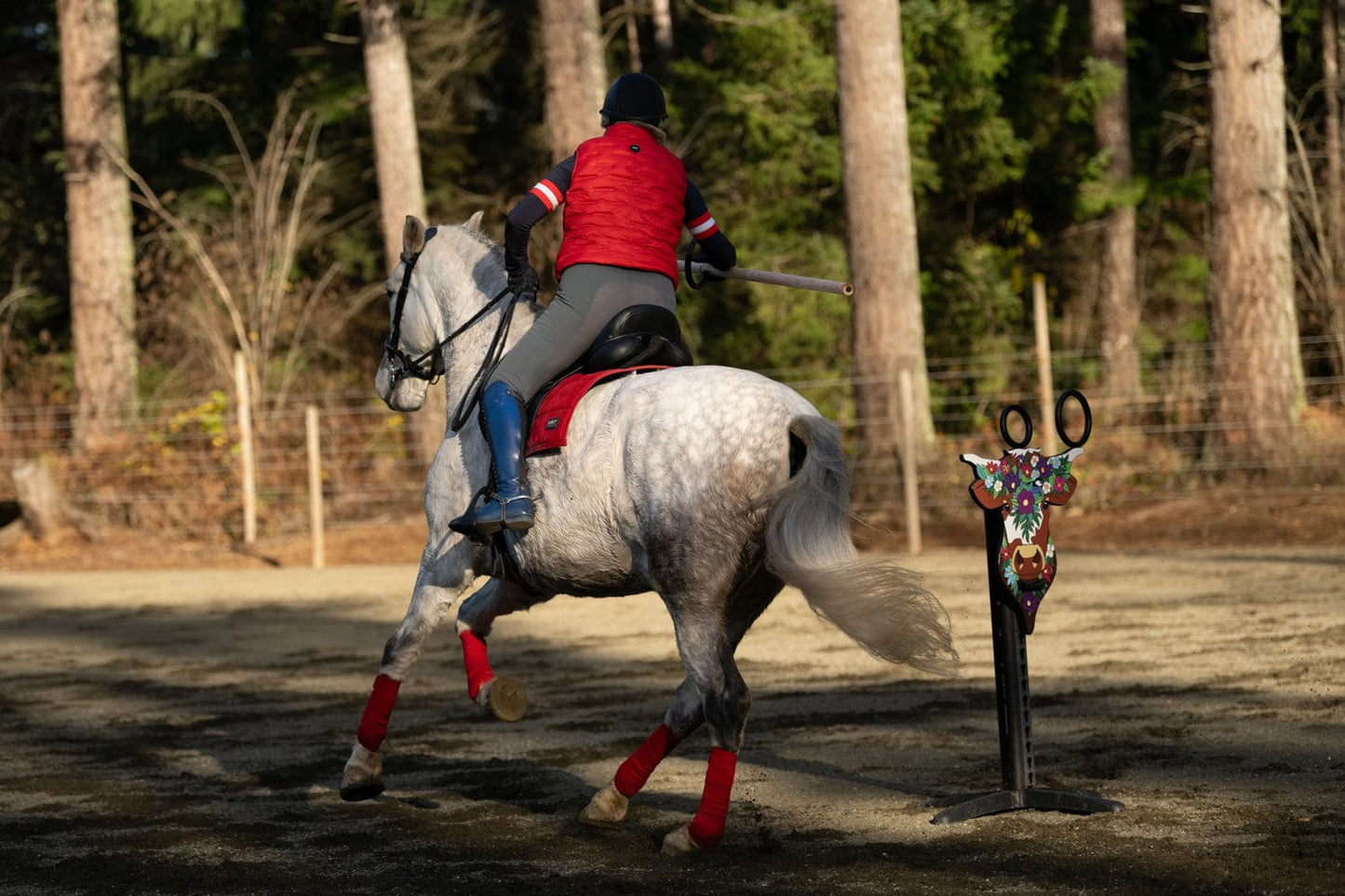 Copper Pony Poles Bundle Competition Bull Obstacle (with stand)