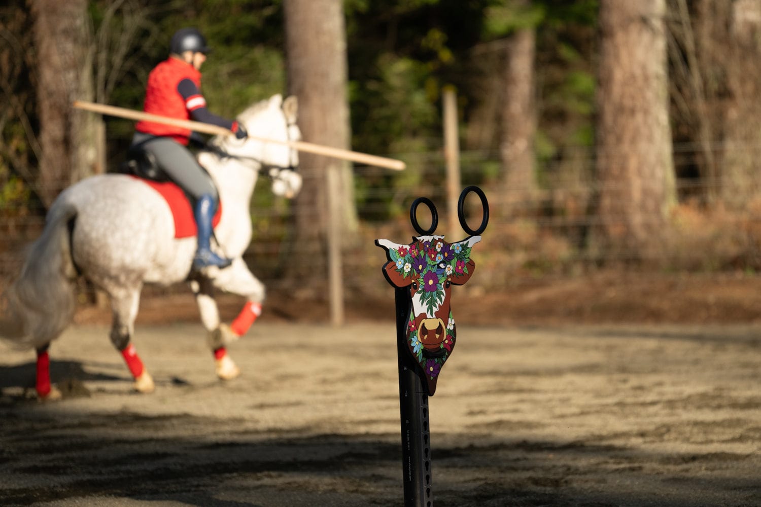 Copper Pony Poles Bundle Competition Bull Obstacle (with stand)