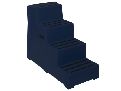 Copper Pony Poles Navy Blue 4 Step Heavy Duty Mounting Block