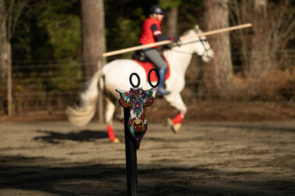 Copper Pony Poles Working Equitation Competition Bull Obstacle