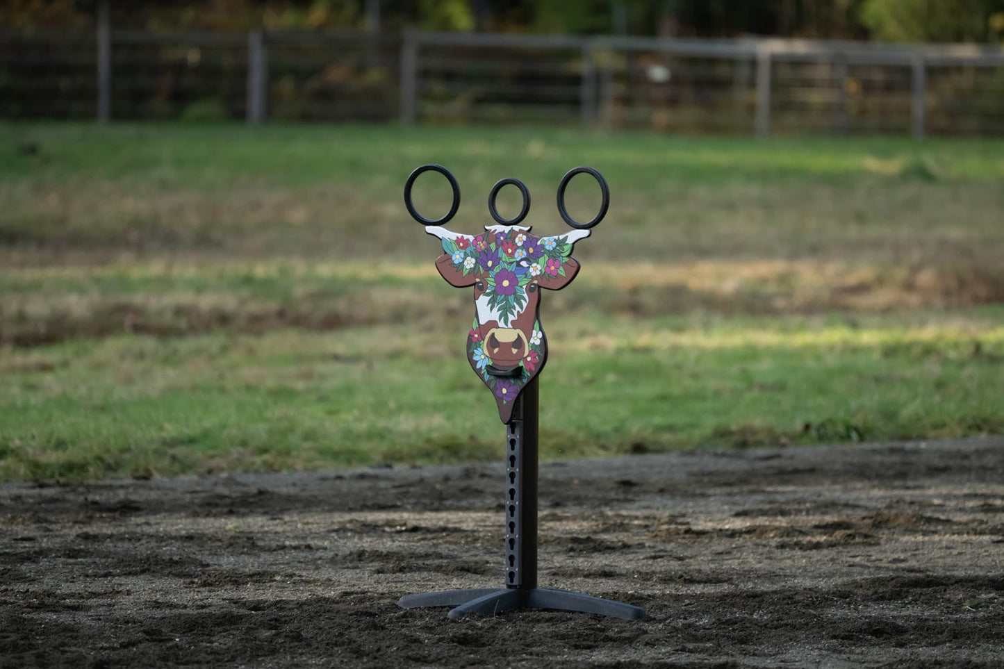 Copper Pony Poles Working Equitation Competition Bull Obstacle