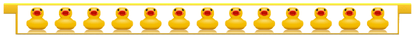 Jump 4 Joy Jump Filler Duckies (Yellow Frame) 10' ft Zero Maintenance Plank (Polymer Wrapped Wood)